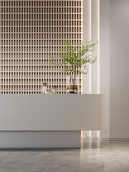  Đá LG solid surface G556 - Snow Concrete